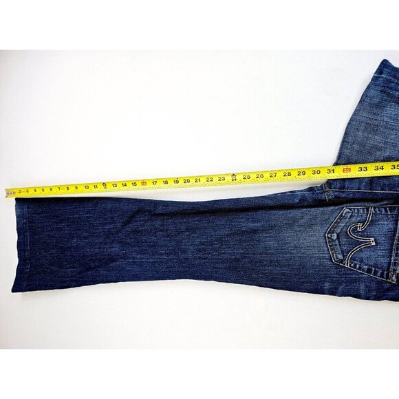 AG Adriano Goldschmied Size 25X31 Women's Belle Flare Blue Denim 5 Pocket Jeans - Picture 8 of 12